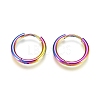 304 Stainless Steel Huggie Hoop Earrings EJEW-G272-02-12mm-M-1