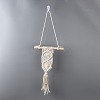 Cotton Cord Macrame Woven Wall Hanging HJEW-C010-21-2