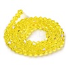 Transparent Electroplate Glass Beads Strands EGLA-A039-T2mm-L21-2