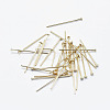 Brass Flat Head Pins KK-G331-11-0.7x20-NF-1