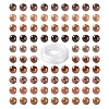 100Pcs 8mm Natural Petrified Wood Round Beads sgDIY-LS0002-04-2