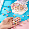 54Pcs 9 Styles Glass Pendants FIND-TA0008-55-6