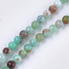 Natural Chrysoprase Beads Strands G-S333-4mm-037-1