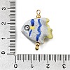Ocean Themed Hand Painted Ceramic Porcelain Pendants PR-CBA0027-05G-4