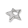 316 Surgical Stainless Steel Pendants STAS-G349-17P-2