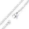 Men's 201 Stainless Steel Figaro Chains Necklace NJEW-N050-A08-3-50P-2