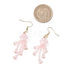 Glass Seed & Glass Beaded Dangle Earrings EJEW-MZ00687-03-4