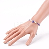 Glass Seed Beaded Bracelets BJEW-JB05967-02-5
