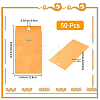 50Pcs Kraft Paper Clasp Envelopes for Storing AJEW-CP0009-98A-2