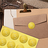 34 Sheets Self Adhesive Gold Foil Embossed Stickers DIY-WH0509-053-6