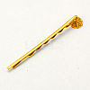 Iron Hair Bobby Pin Findings X-IFIN-I007-G-3