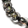 Handmade Dichroic Foil Glass Beads Strands DICH-U001-03A-3