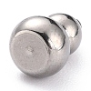 304 Stainless Steel Beads STAS-B011-05B-P-3