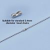 Unicraftale 304 Stainless Steel Soldered Ball Chains & Chain Connectors CHS-UN0001-08C-5