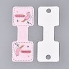 Fold Over Cardboard Paper Jewelry Display Cards for Necklace & Bracelet Storage CDIS-N004-16-2