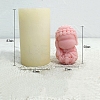 3D Buddha Statue DIY Food Grade Silicone Candle Molds PW-WG37959-01-1