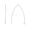 925 Sterling Silver V Shaped Earring Hooks STER-K167-064S-2