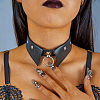PU Leather Collar Choker Necklaces for Women NJEW-CL0001-23A-6
