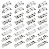 DICOSMETIC 20 Sets 2 Styles Rectangle 201 Stainless Steel Watch Band Clasps STAS-DC0011-60-1