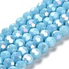 Opaque Glass Beads Stands EGLA-A035-P8mm-B08-1