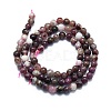 Natural Plum Blossom Tourmaline Beads Strands G-K245-A08-01-2