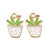 Alloy Enamel Pendants ENAM-G211-01G-07-2