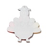 Thanksgiving Day Translucent Resin Big Pendants RESI-K019-10D-3