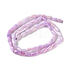 Ombre Effect Dyed Glass Beads Strands GLAA-I059-01-3