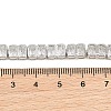 6MM Brass Pave Clear Cubic Zirconia Rectangle Tennis Necklaces KK-CBA4547-12P-4