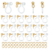 Unicraftale 30Pcs 304 Stainless Steel Clip-on Earring Findings STAS-UN0051-65-1