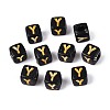Opaque Acrylic Beads SACR-T035-20Y-1