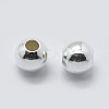 925 Sterling Silver Spacer Beads STER-K171-44S-4mm-3