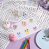 12 Sheets 12 Styles Eye Pattern Ceramics Clay Water Transfer Paper STIC-CP0001-17-4