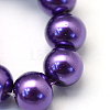 Baking Paint Glass Pearl Bead Strands X-HY-Q003-3mm-76-3