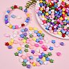 1500Pcs 15 Style Opaque Acrylic Beads SACR-SZ0001-13-5