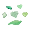 60Pcs 6 Style Transparent & Frosted & Opaque Acrylic Pendants FACR-YW0001-01-3