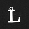 Non-Tarnish 201 Stainless Steel Charms STAS-N090-LA060-L-1