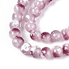 Baking Paint Glass Beads Strands DGLA-N015-6mm-05-3