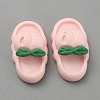 Opaque Resin Cabochons CRES-WH0010-051-1
