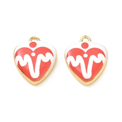 Printed Brass Pendants KK-CBA42CA-07G-02-1