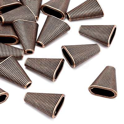 Tibetan Style Bead Cones TIBEB-00957-R-NR-1