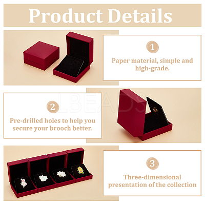 Paper Gift Box CON-WH0089-90A-1