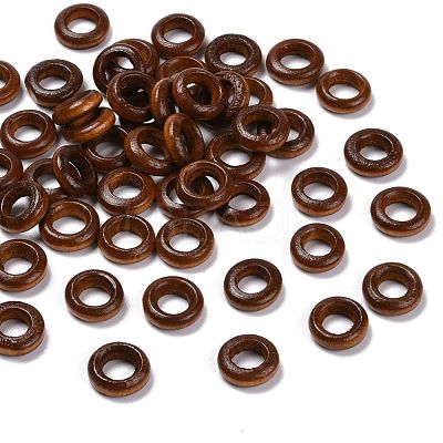 Donut Wooden Linking Rings WOOD-Q014-12mm-07-LF-1
