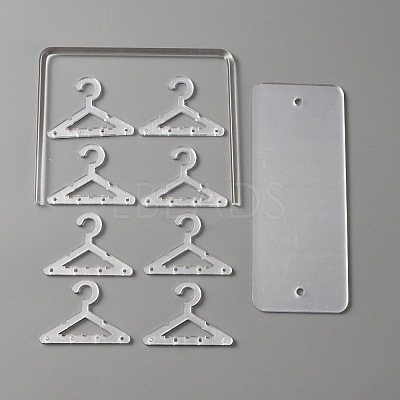 Acrylic Earring Display Stands EDIS-WH0012-24A-1