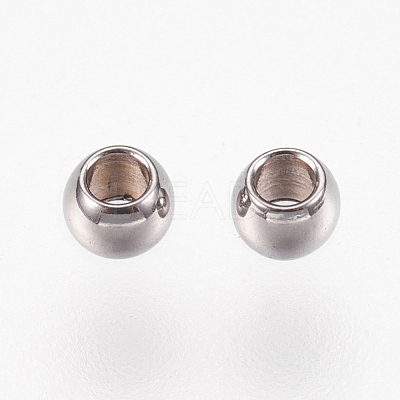 Tarnish Resistant 316 Stainless Steel Spacer Beads STAS-G176-46P-E-1