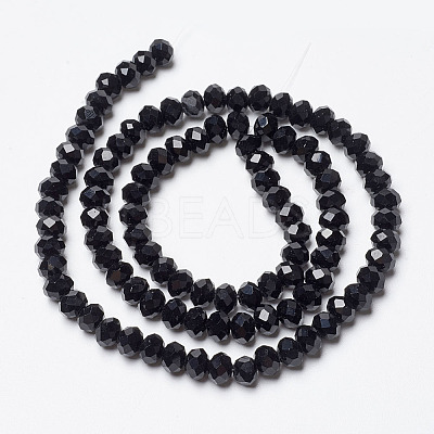 Opaque Solid Color Imitation Jade Glass Beads Strands X-EGLA-A044-P4mm-D18-1