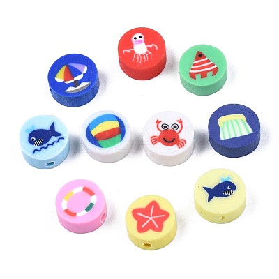 Summer Style Handmade Polymer Clay Beads X-CLAY-N007-005-1
