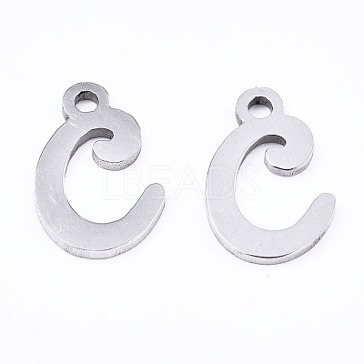 Non-Tarnish 201 Stainless Steel Charms X-STAS-T044-217P-C-1