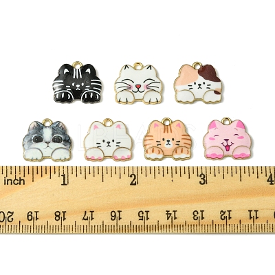 14Pcs 7 Colors Alloy Pendants FIND-FS0003-01-1