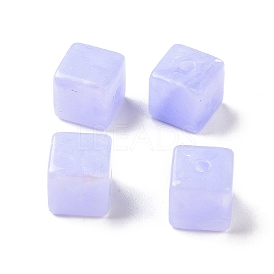 Opaque Acrylic Beads OACR-E014-18D-1